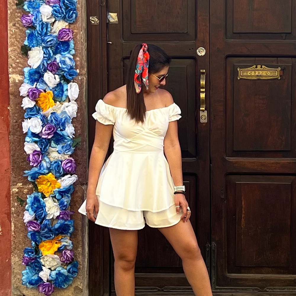 White Romper